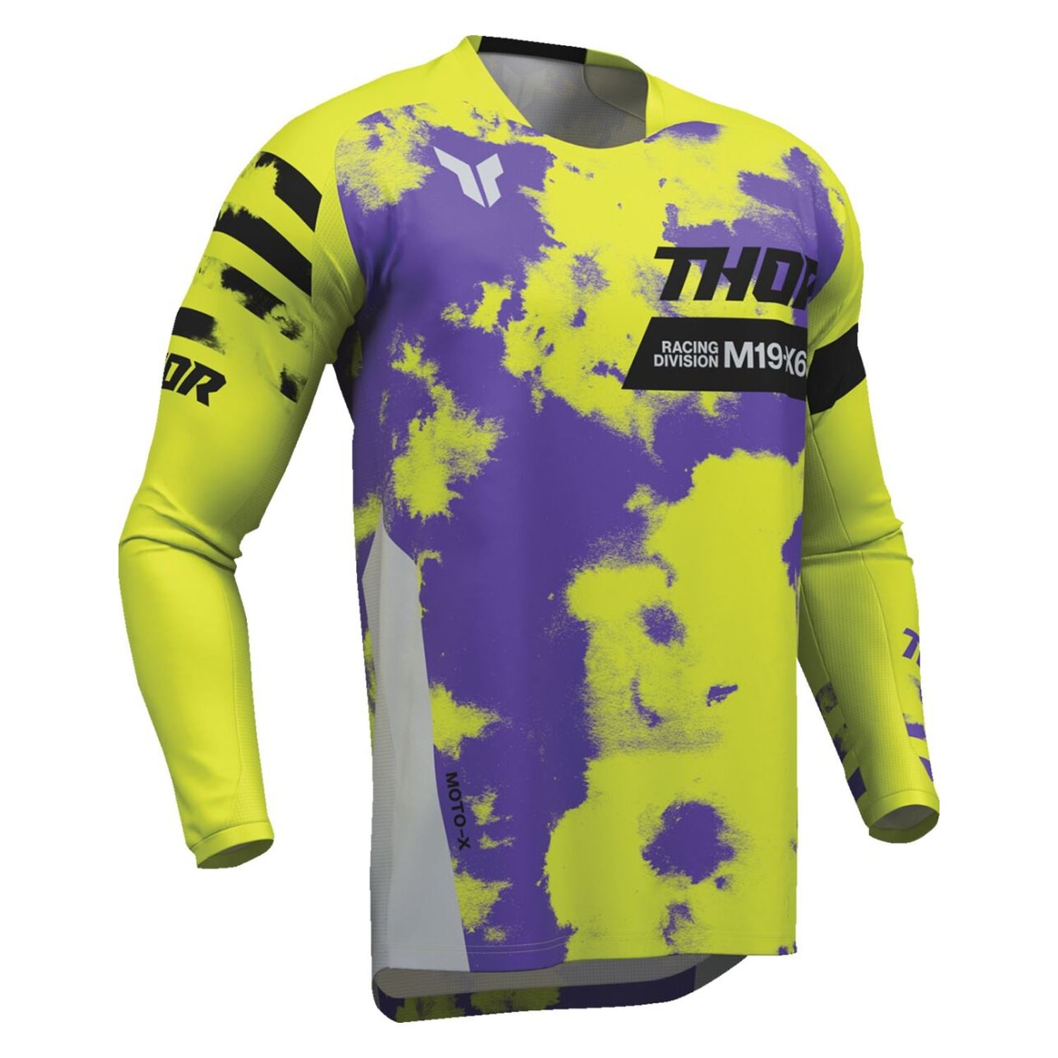 Thor 2026 Youth Launchmode Bleach Grey Acid MX Jersey